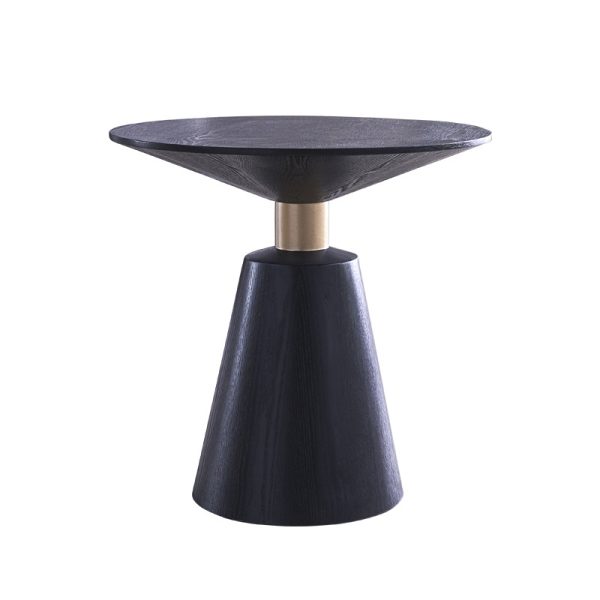 Melns kafijas galdiņš