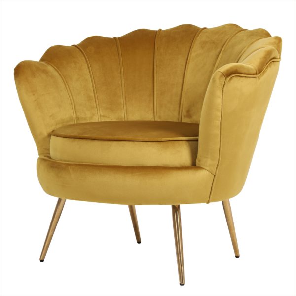Soft corduroy chair