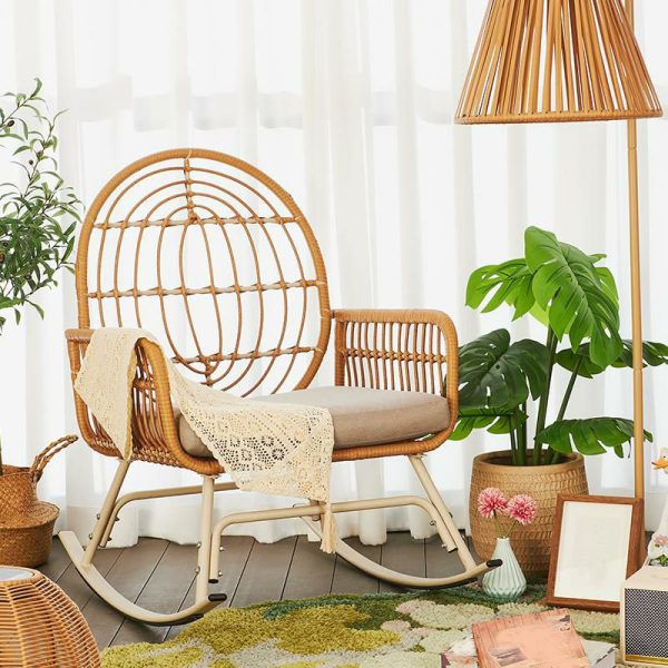 Rattan rocking chair