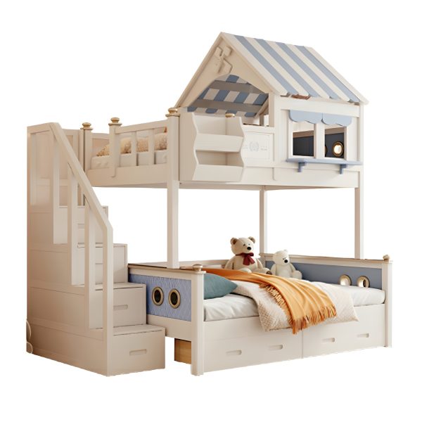Children's bunk bed house
