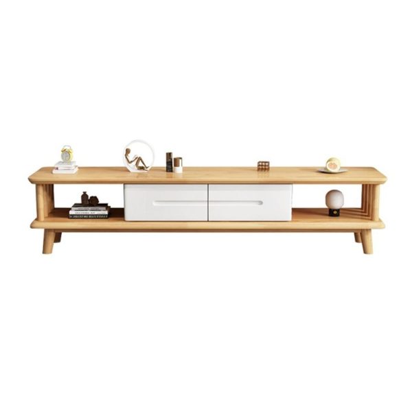 Modern TV Stand with Open Shelving