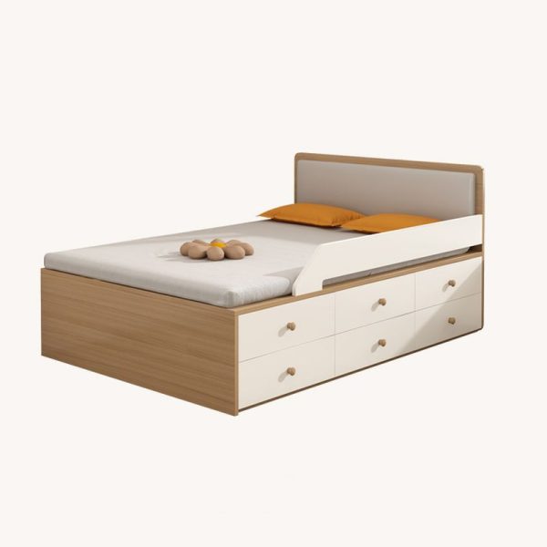 Minimalist Bed with Drawers