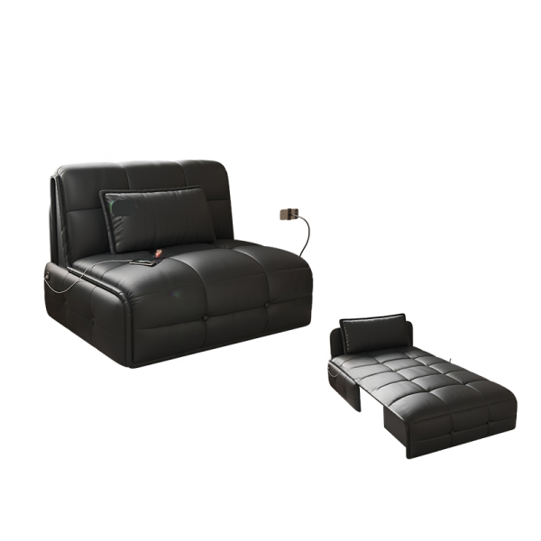 Leather reclining chair