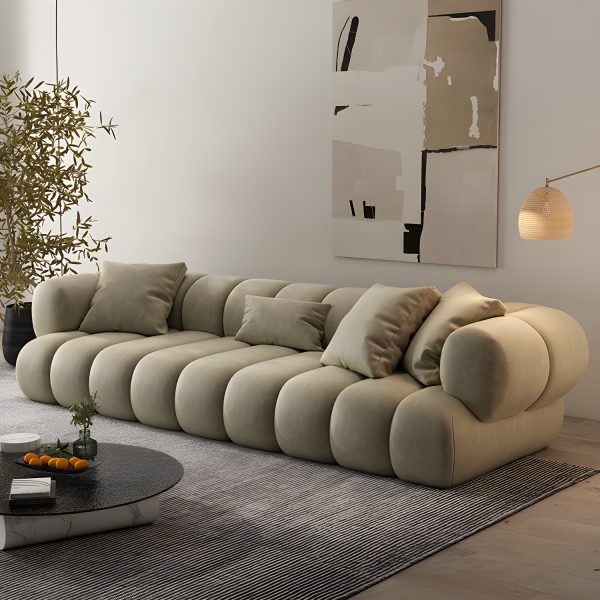 Four-seater sofa for living room