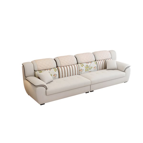 Four-seater sofa for living room