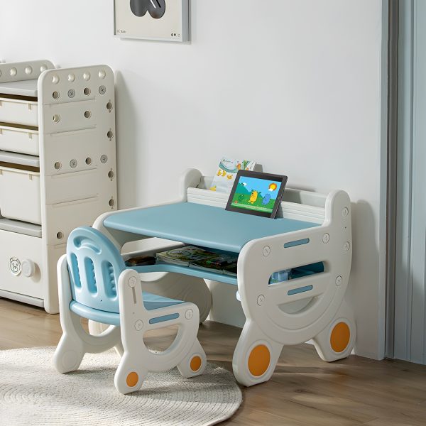 Children's table with chair for creativity