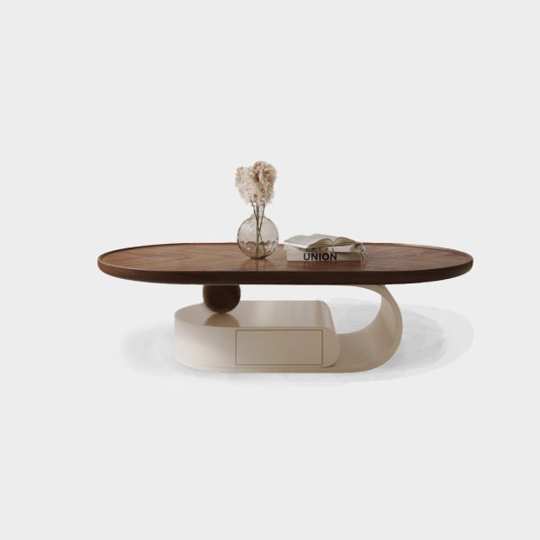 Ziemeļvalstu koka kafijas galdiņš