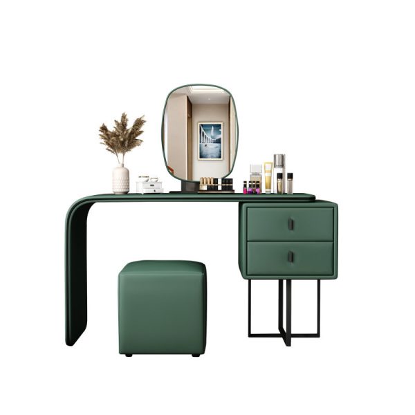 Moderns tualetes galdiņš ar krēslu un spoguli