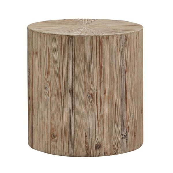 Oak Modern Round Coffee Table